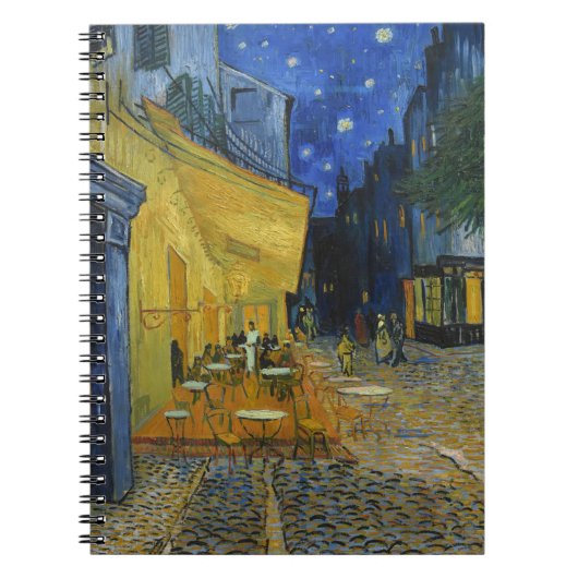 Café Terrasse | Vincent van Gogh Notizblock (Vorderseite)