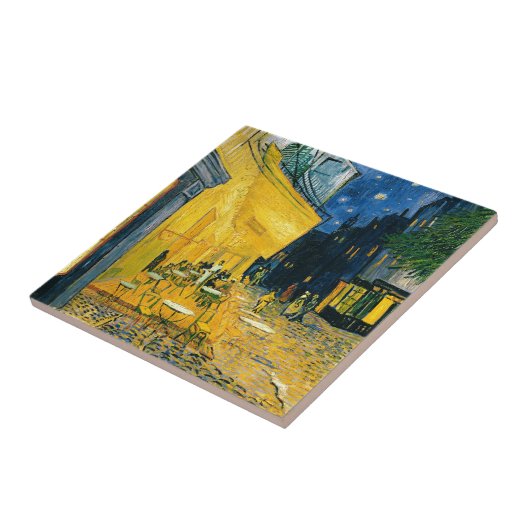 Café-Terrasse Vincent van Goghs |, Place du Forum Fliese (Seite)