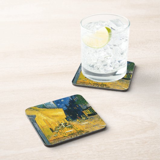 Café-Terrasse Vincent van Goghs |, Place du Forum Getränkeuntersetzer (Rechte Seite)