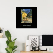 Café Terrasse von van Gogh Poster Print (Heimbüro)
