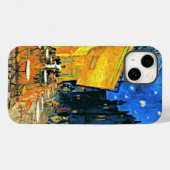 Cafe Terrasse von Vincent van Gogh, Case-Mate iPhone Hülle (Rückseite (Horizontal))