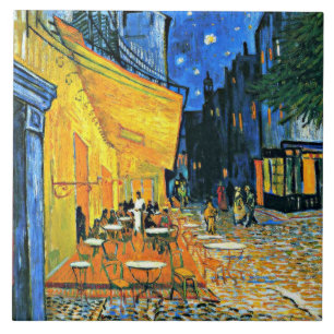Cafe-Terrasse von Vincent van Gogh, Fliese