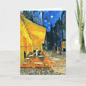 Cafe-Terrasse von Vincent van Gogh, Karte (Vorderseite)