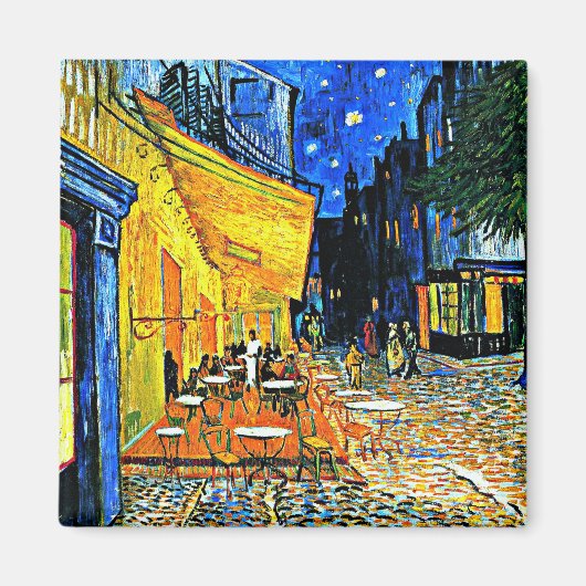 Café Terrasse von Vincent van Gogh Magnet (Vorne)