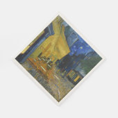 Café Terrasse von Vincent Van Gogh Serviette (Ecke)