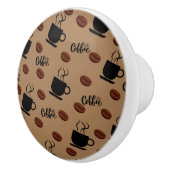 Café Themed Kaffeeküche Kabinettbügel Keramikknauf (Rechts)
