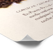 Café Time Puerto Rico Kaffeebohnen Fotografie Poster (Ecke)