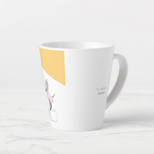 Cafe Time with Cats Milchtasse (Rechte Ecke)