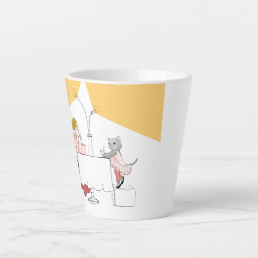 Cafe Time with Cats Milchtasse (Vorderseite)