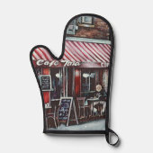 Cafe Tina's Twilight, NYC. Ofenhandschuh (Vorderseite)