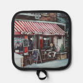 Cafe Tina's Twilight, NYC. Topflappen (Vorderseite)