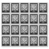 Cafe-Tisch-QR-Code-Aufkleber | Digitales Menü Scan Aufkleber (Vorderseite)