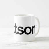 Café Tonys Watson Kaffeetasse (VorderseiteRechts)