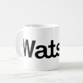 Café Tonys Watson Kaffeetasse (Vorderseite Links)
