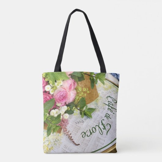 Café Tote Bag Tasche (Rückseite)