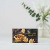 Café und Bäckerei Visitenkarte (Stehend Vorderseite)