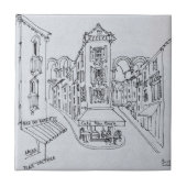 Cafe Van Gogh, Place Voltaire, Arles, Frankreich Fliese (Vorderseite)