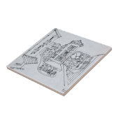 Cafe Van Gogh, Place Voltaire, Arles, Frankreich Fliese (Seite)