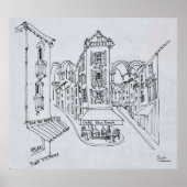 Cafe Van Gogh, Place Voltaire, Arles, Frankreich Poster (Vorne)