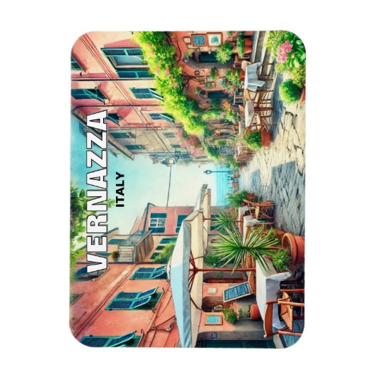 Café Vernazza Magnet (Vertikal)
