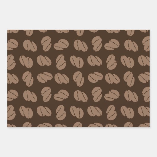 Café Vibe Trio 3 Geschenkpapier Set (Vorderseite 2)