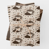 Café Vibe Trio 3 Geschenkpapier Set (Beispiel)