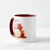 Café Vibes Herbst - Liebe Pumpkin Gewürz & Koffein Tasse (Vorderseite Links)