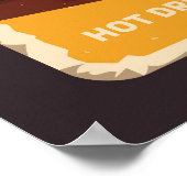 Café Vintage Vintage Banner, Cafeteria und Poster (Ecke)