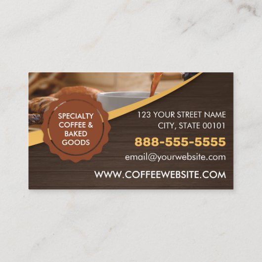 Café Visitenkarte (Rückseite)