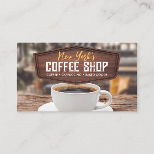 Café Visitenkarte (Vorderseite)