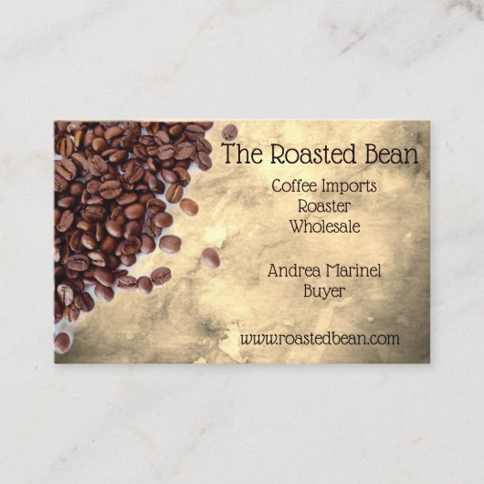 Café Visitenkarte (Vorderseite)