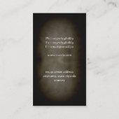 Café-Visitenkarte Visitenkarte (Rückseite)