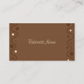 Café-Visitenkarte Visitenkarte (Rückseite)