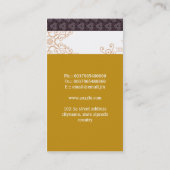 Café-Visitenkarte Visitenkarte (Rückseite)