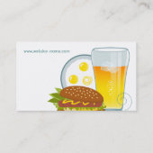 Café-Visitenkarte Visitenkarte (Rückseite)