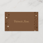 Café-Visitenkarte Visitenkarte (Rückseite)