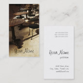 Café-Visitenkarteschablone Visitenkarte (Vorne/Hinten)