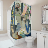 Cafe von Ernst Ludwig Kirchner Duschvorhang (Beispiel)