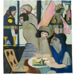Cafe von Ernst Ludwig Kirchner Duschvorhang