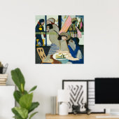Cafe von Ernst Ludwig Kirchner Poster (Heimbüro)