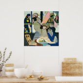 Cafe von Ernst Ludwig Kirchner Poster (Küche)