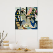 Café von Ernst Ludwig Kirchner Poster (Küche)