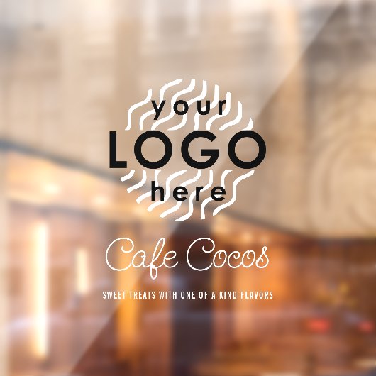 Cafe Window Cling Fensteraufkleber (Blatt 2)