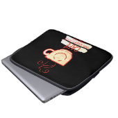 Café y Dulce Laptopschutzhülle (Vorne Knopf)