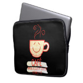 Café y Dulce Laptopschutzhülle (Vorderseite Links)