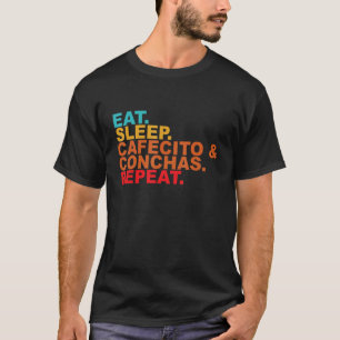 Cafecito Café Conchas Lustig Niedlich Spanischer W T-Shirt