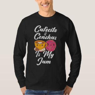 Cafecito & Conchas Is My Jam Süße Spanische Wortsp T-Shirt