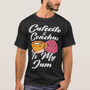 Cafecito & Conchas ist mein Niedlicher Puff-Coff T-Shirt