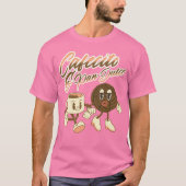 Cafecito & Pan Dulce Vintag Spanisch T-Shirt (Vorderseite)