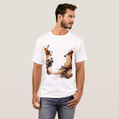 @cafecito_por_favor: Diseño Exclusivo de Café T-Shirt (Vorne ganz)